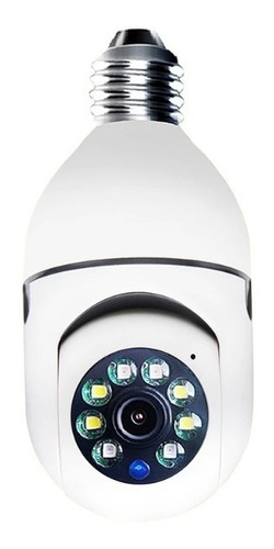 Camara Seguridad En Foco Soquet Robótica 360º Wifi Celular