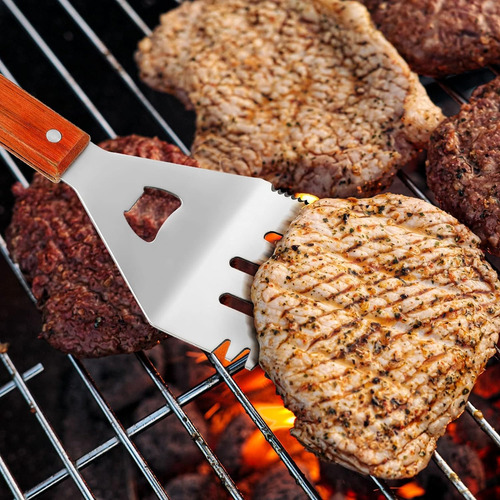 2 Espátulas De Parrilla Extralargas Para Barbacoa Y Parrilla