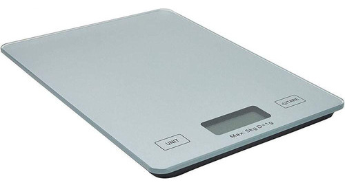 Balança Digital De Vidro Para Cozinha Com Peso Máximo 5,0kg