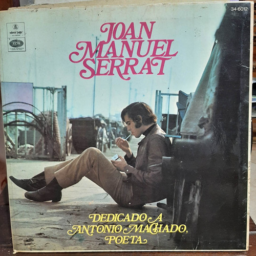 Vinilo Joan Manuel Serrat Dedicado Antonio Machado Album M3