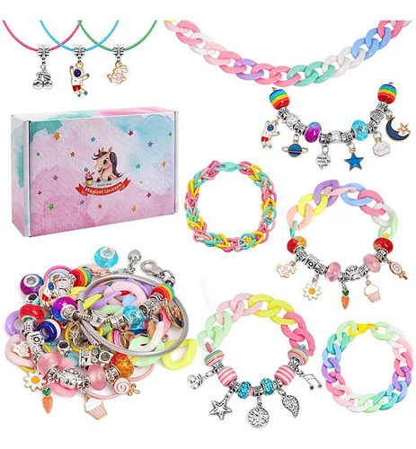 Kit Fabricacion Pulsera Dije Para Hacer Joya Adolescente