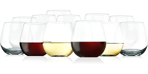 Copas De Vino Sin Tallo De 12 Vasos Nutrichef Nglwine99