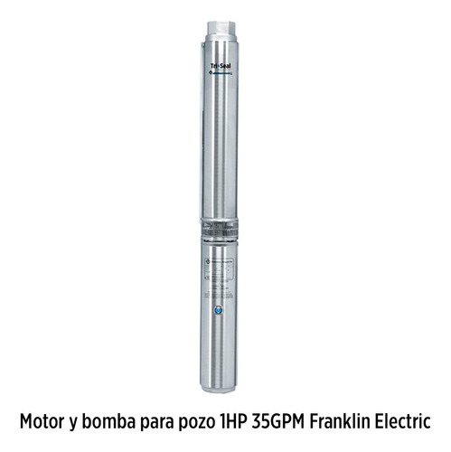 Motor Y Bomba Para Pozo 35gpm 1hp Franklin Electric