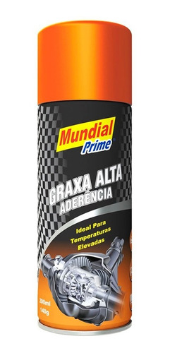 Graxa Alta Aderência Spray Mundial Prime 200ml - 24 Unidades