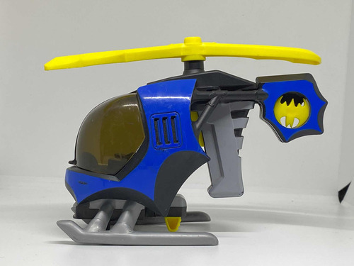 Figura Helicóptero Batman Hélices Amarillas Dc