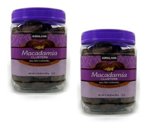 Kirkland Signature Macadamia Clusters Salados Caramelo Choco
