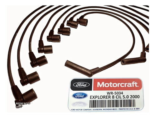 Cables De Bujias Ford Explorer 5.0 2000 Motorcraft Garantía