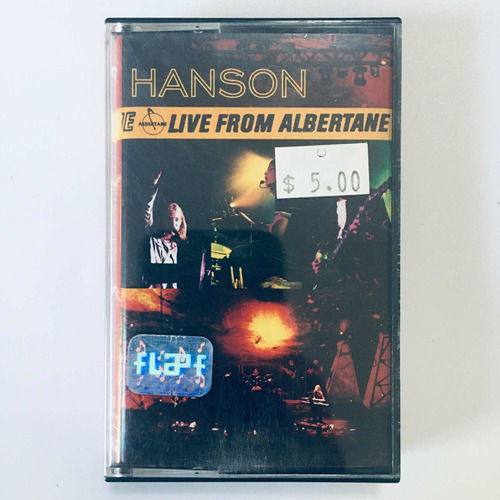 Hanson Live From Albertane Cassette Nuevo No Sellado