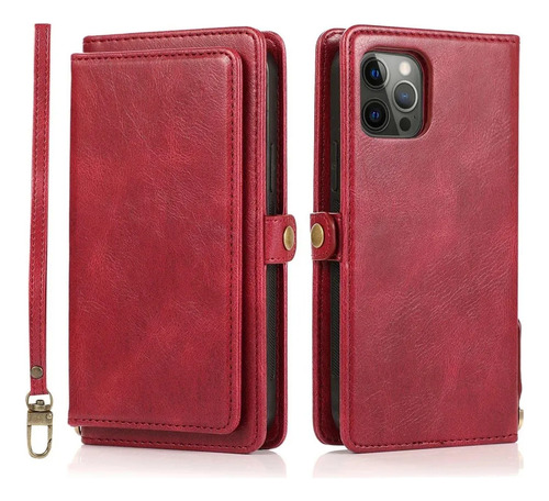 Capa Tipo Carteira Para iPhone 13 Pro Max,