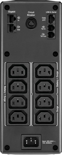 Imagen 2 de 10 de Ups Apc 1300 Va Pro Br1300mi 780v Usb 8 Salidas