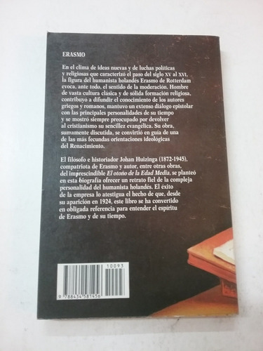 301 Libro Erasmo Tomó 1 - Johan Huizinga - Salvat Editorial