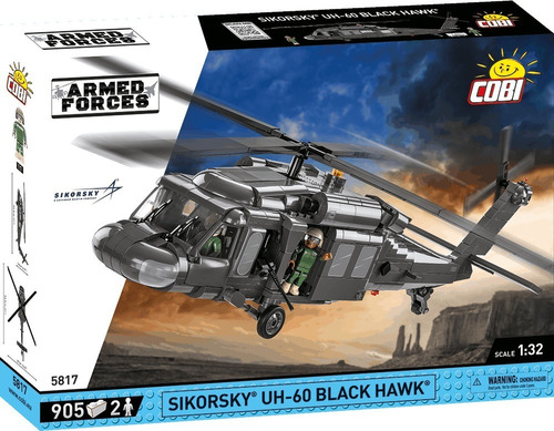 Helicóptero Militar Americano Sikorsky Uh-60 Black Hawk Cobi