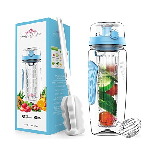 Fruto Infuser Water Bottle 32 Oz: Agua Saborizada Bnkmb