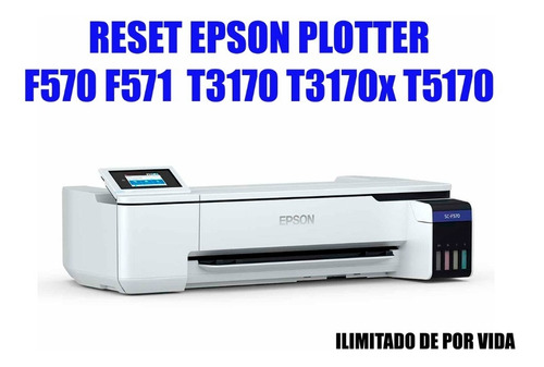 Imagen 1 de 1 de Reset Epson Plotter F570 F571 T3170 T3170x T5170