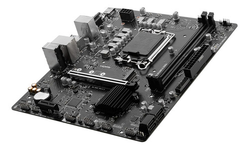 Msi Tarjeta Madre Pro B760m-e Ddr4 Lga 1700 2x Ddr4 1x M.2 Pcie 4.0 Micro Atx