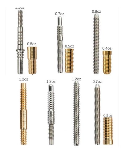 Billar Pool Cue Joint Pin Insertar Para Articulación 10