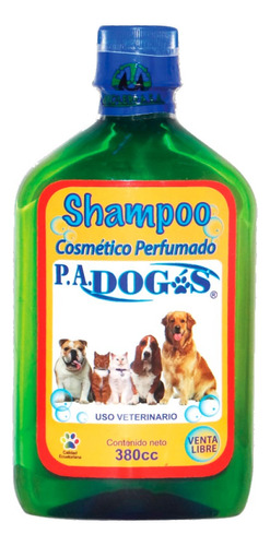 Shampoo Cosmético Perfumado 380cc P.a. Dog's