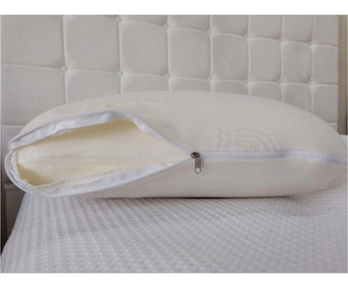 Imagen 2 de 5 de Almohada Inteligente Milan King Fiberball 80x40x17 Visco