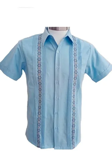Guayabera Yucateca. Bordado Artesanal. Mc. Tekit. Mayakim