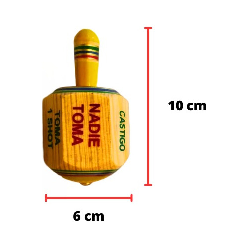 Juego De Pirinola Fiestero Castigo O Shot