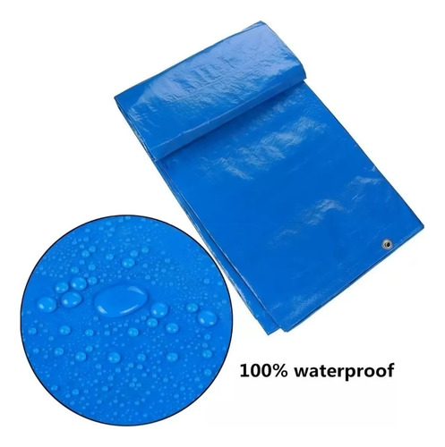 Lona Multiusos Lona Impermeable Para Auto Carpa 4x4 Metros