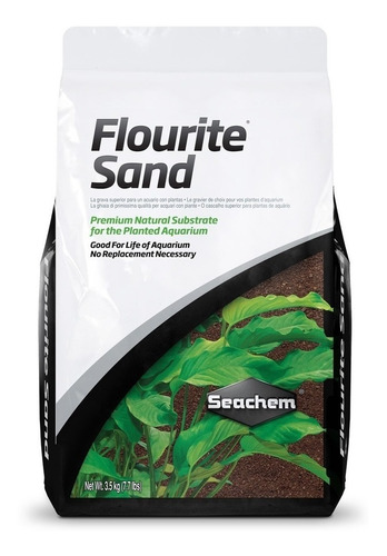 Imagen 1 de 4 de Sustrato Seachem Flourite Sand 7kg Acuario Plantado Makarios