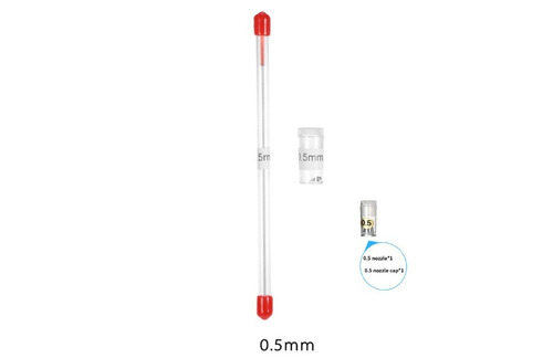 Boquilla De Aerografo Reemplazo De Aguja Y Cap 0,5mm 