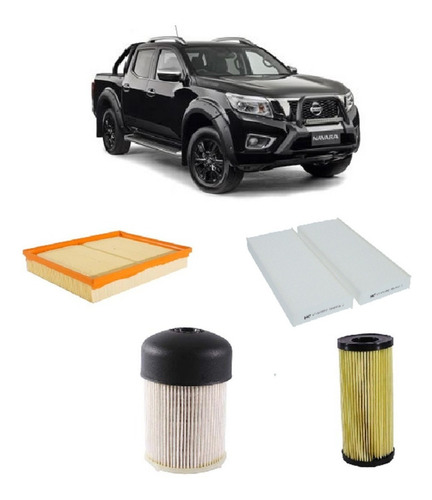 Kit De Filtros Nissan Np300 2.3 Diesel 2016-2022