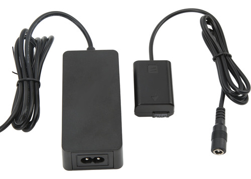 Bateria Fictícia Ac Pw20 Câmera Np Fw50 Dc Coupler Abs Metal