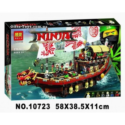 Tipo Lego 70618 Ninjago Barco Asalto Samu  Destiny Bounty