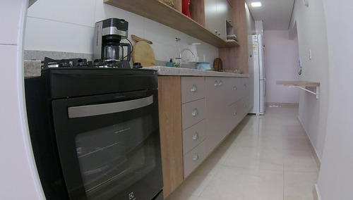 Imagem 7 de 14 de Apartamento 1 Dormitório Guilhermina Praia Grande