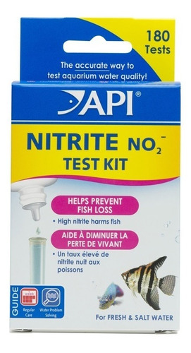 Test De Nitrito No2 Api Acuarios De Agua Dulce / Marinos