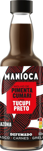 Imagem 1 de 6 de Molho De Pimenta Cumari Com Tucupi Preto De 60ml - Manioca