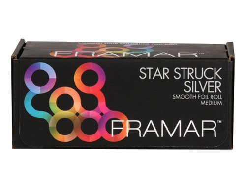 Rollo Papel Aluminio Liso Framar Silver 12,7cm X 100m