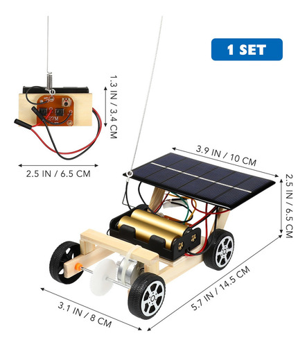 1 Juego De Kit De Coche Solar Para Coche Con Energía Solar