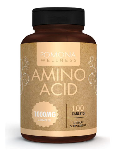 Pomona Wellness Suplemento Esencial De Aminocidos, 1000 Mg P