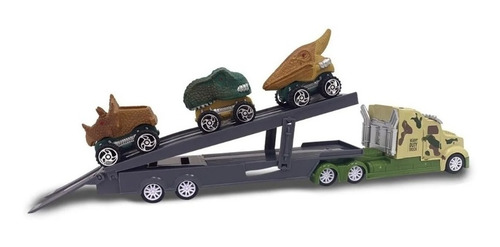 Imagen 3 de 5 de Camion Transporta Dinosaurios Dino Car Jurassic Truck Ditoys