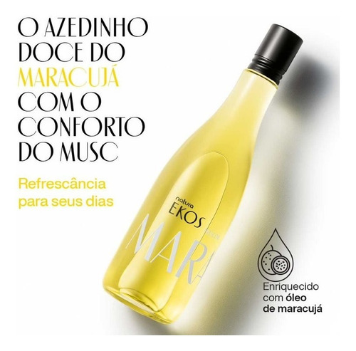Imagem 3 de 3 de Colônia Frescor Maracujá Ekos Feminino 150ml - Natura