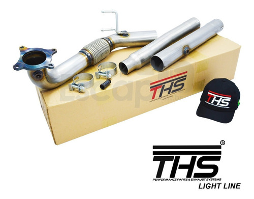 Downpipe Inox 409 3 Pol. Audi Q3 Tts Tiguan 4motion 2.0 Tsi