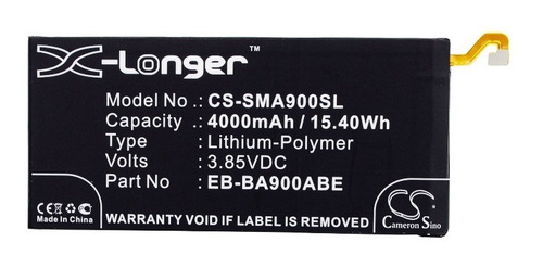 Batería Para Samsung Galaxy A9 Sma900sl Ebba900abe