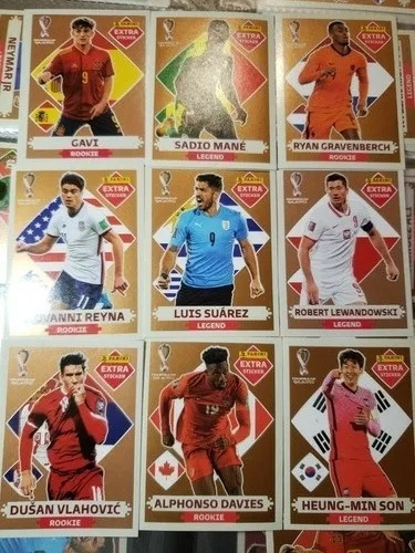 1 X Pz Extra Stiker Bronze Panini Qatar 2022 Luis Gavi Reyna