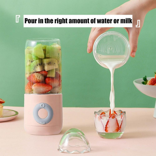 ~ Exprimidor Eléctrico Usb Recargable Taza De Jugo Portátil