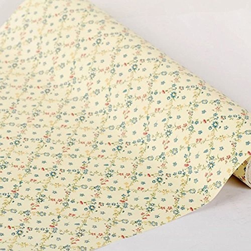 Simplelife4u Sunmer Blooms Contacto Papel Decorativo Estante