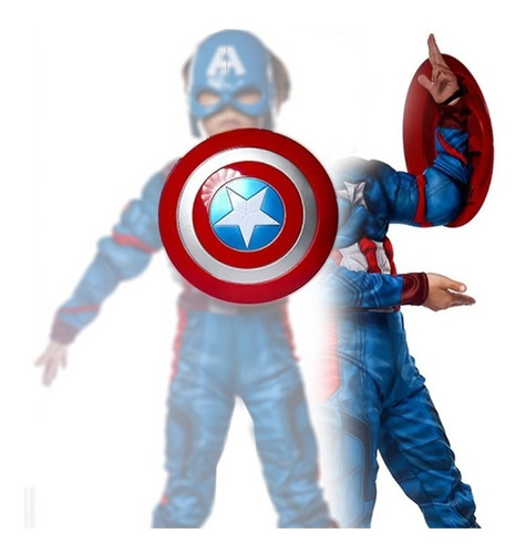 Escudos Capitan America Avengers Disfraz Cosplay 30cm