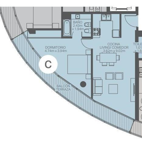 Imagen 4 de 30 de Departamento En Venta Pozo 2 Ambientes Vicente López