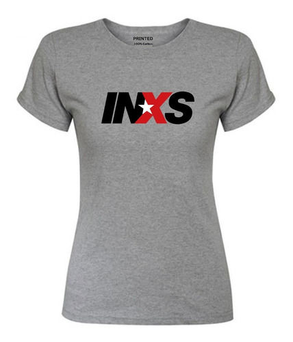 Polera Mujer Estampada Inxs