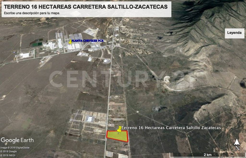 Terreno De 16 Hectareas Cerca Chrysler Derramadero Colindante Via Ferrocarril