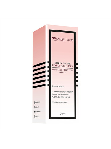 Imagem 2 de 2 de Sérum Max Love Make-up serum facial rosa mosqueta para todos os tipos de pele de 30mL