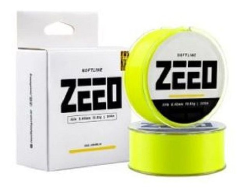 Linha Monofilamento Soft Line Zeeo 0,45mm 29lb 300m Amarelo