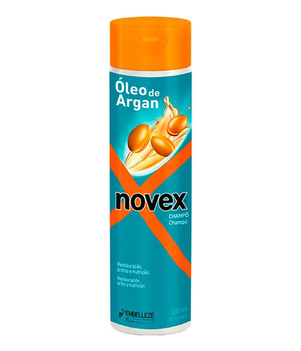 Shampoo Sin Sal Oleo De Argán Novex 300ml